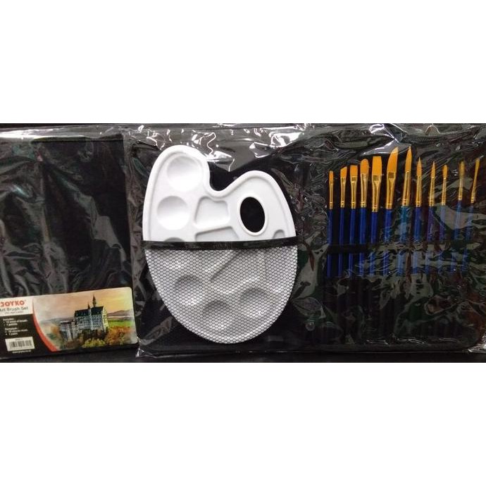 

Stok Baru! Joyko Art Brush Set (Set Alat Lukis) Brs-7 + Bonus Palette Termurah