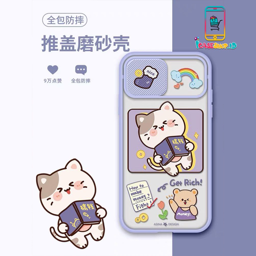 SS069 SS070 SOFTCASE SLIDE KAMERA OPPO A15 A37 NEO 9 A9 A5 2020 A52 A92 A53 A33 A54 A31 A3S IC0955-3