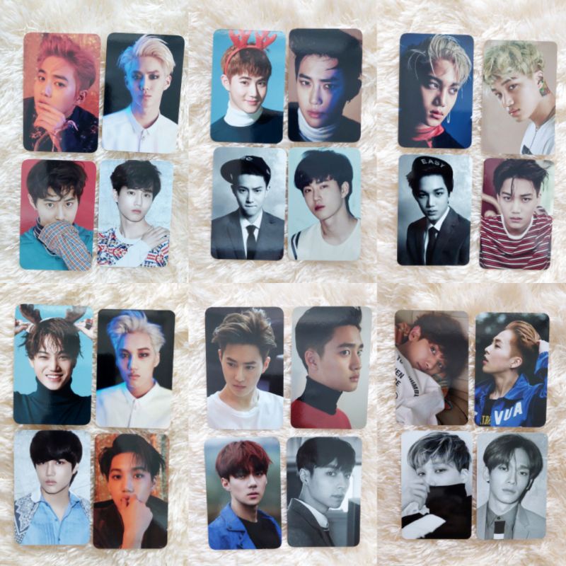 EXO 10TH ANNIVERSARY REPACKAGE PHOTOCARD KAI SUHO CHANYEOL CHEN SEHUN XIUMIN D.O. LAY PC