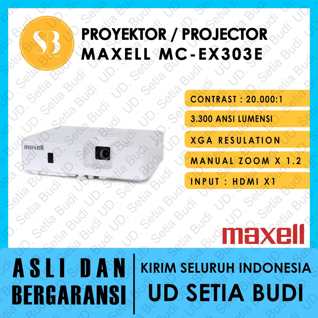 Proyektor / Projector Maxell MC-EX303E