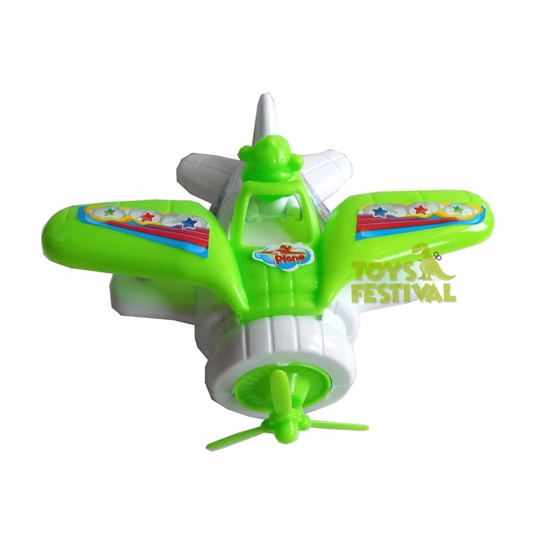 Mainan Pesawat Proplane Tarik Berjalan dan Bersuara