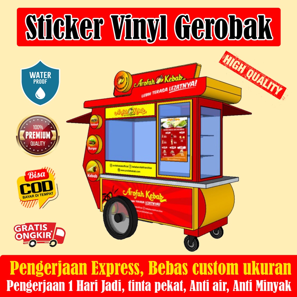 

STIKER GEROBAK WATERPROOF