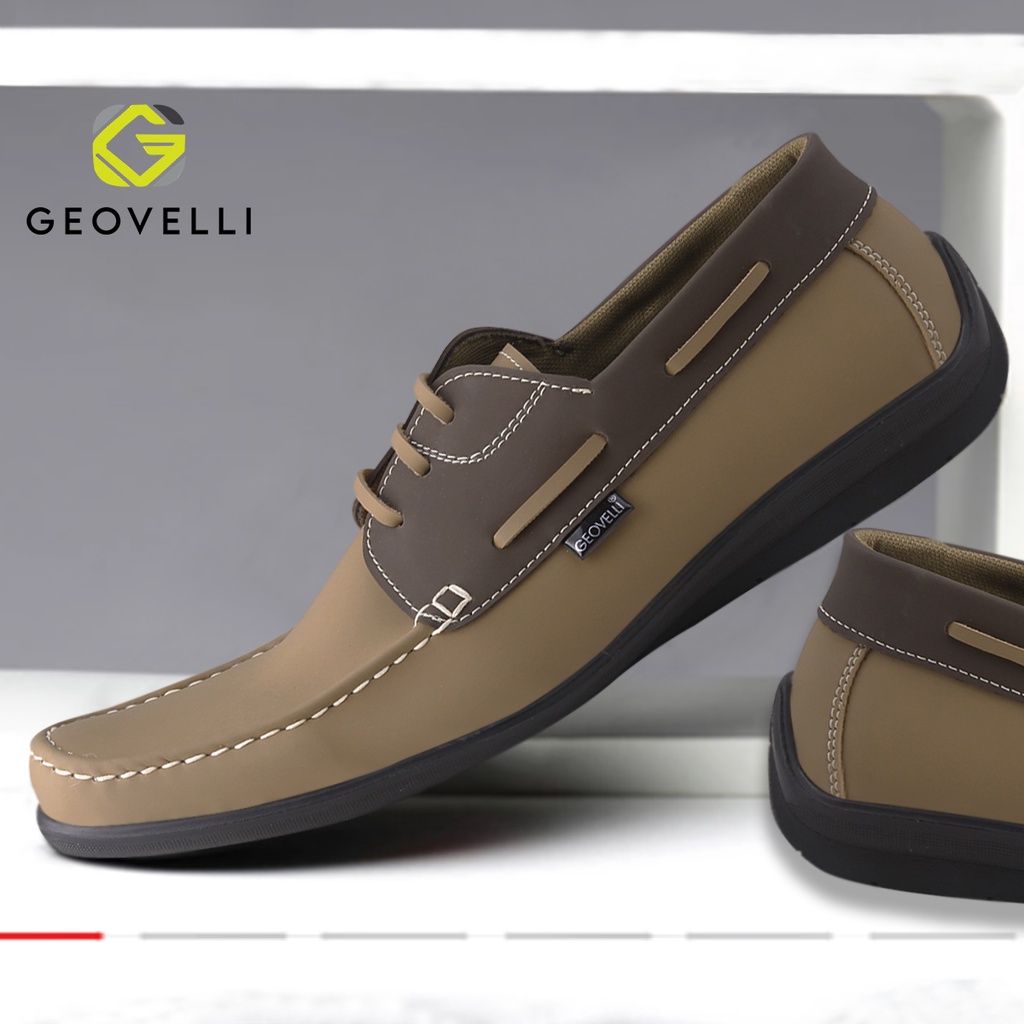 GEOVELLI !! Sepatu Casual Slop Pria - Slip On Pria - Casual Santai - Formal Kerja Santai Gvl-1975 39-43