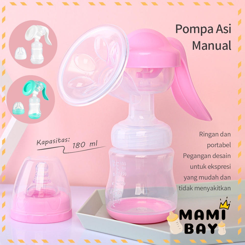 OKEYI Pompa asi silikon manual portable breast pump 180ml BPA Free