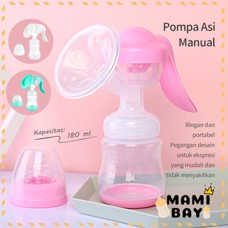 Image of Mamibayi Pompa asi silikon manual portable breast pump 180ml BPA Free