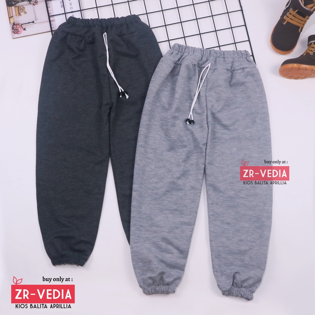 Jogger Molly Uk 10-12 Tahun / Pants Celana Panjang Joger Anak Perempuan Laki Laki Murah Grosir Polos