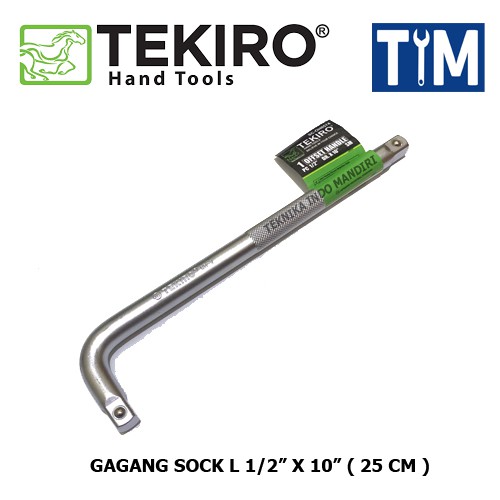 TEKIRO Gagang Sock L ukuran 1/2&quot; x 10&quot; / Offset Handle 1/2&quot; x 10&quot; ( 25 CM )