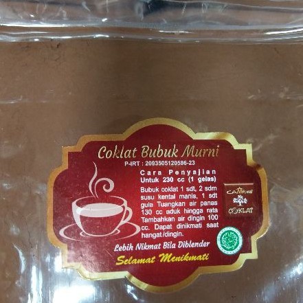 

COKLAT BUBUK MURNI 500 GRAM