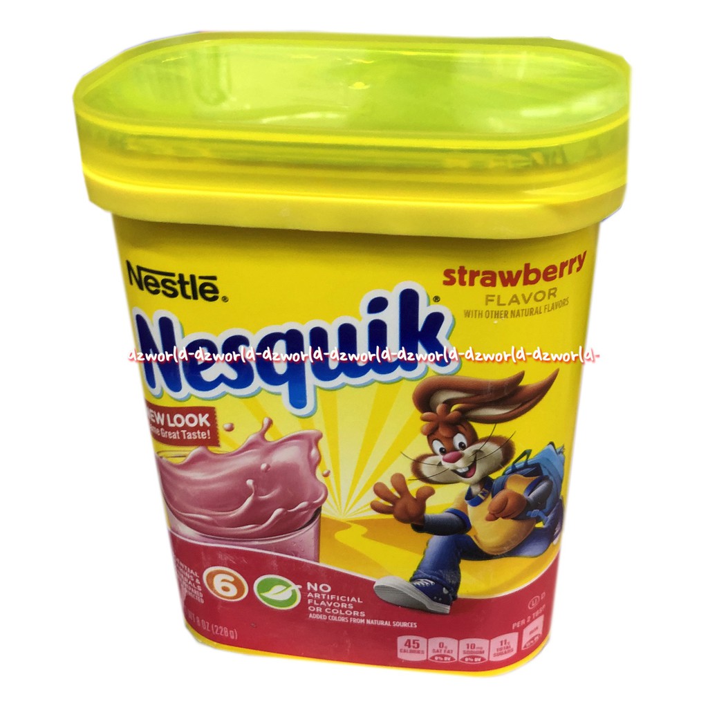 Nestle Nesquik Strawberry 228gr Krim Bubuk Rasa Stroberi Neskuik