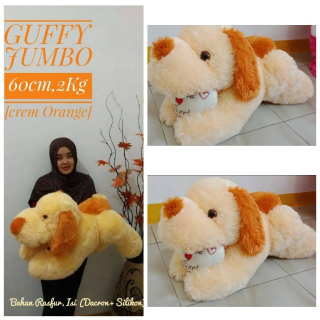 BONEKA ANJING BESAR BONEKA DOGY BONEKA ANJING JUMBO BONEKA ANJING BULU BONEKA HEWAN ANJING