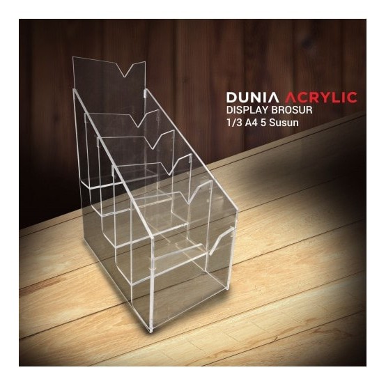 

Tempat Brosur Akrilik / dispalay acrylic/ brochure holder acrylic / tempat brosur