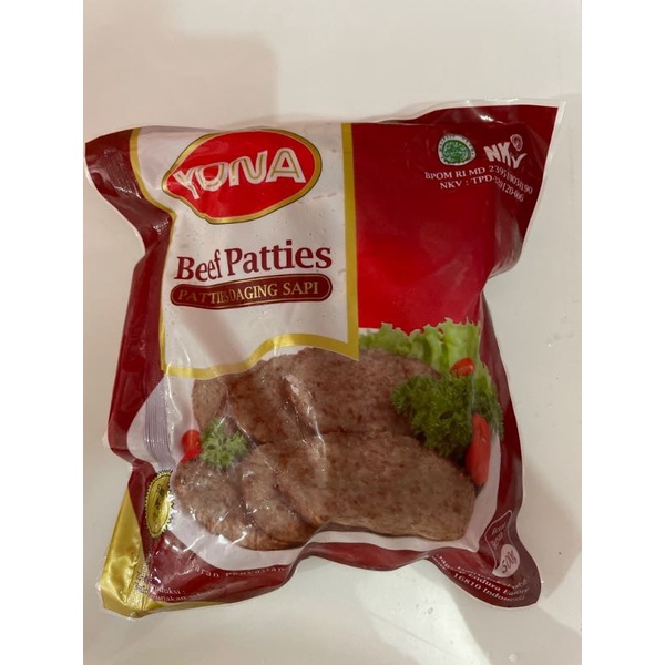 

Yona beef patties daging sapi 500gr