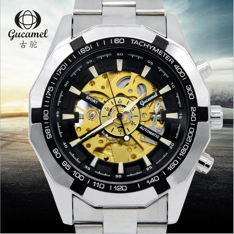 Forsining Gucamel Jam Tangan Mechanical Luxury Pria - G043