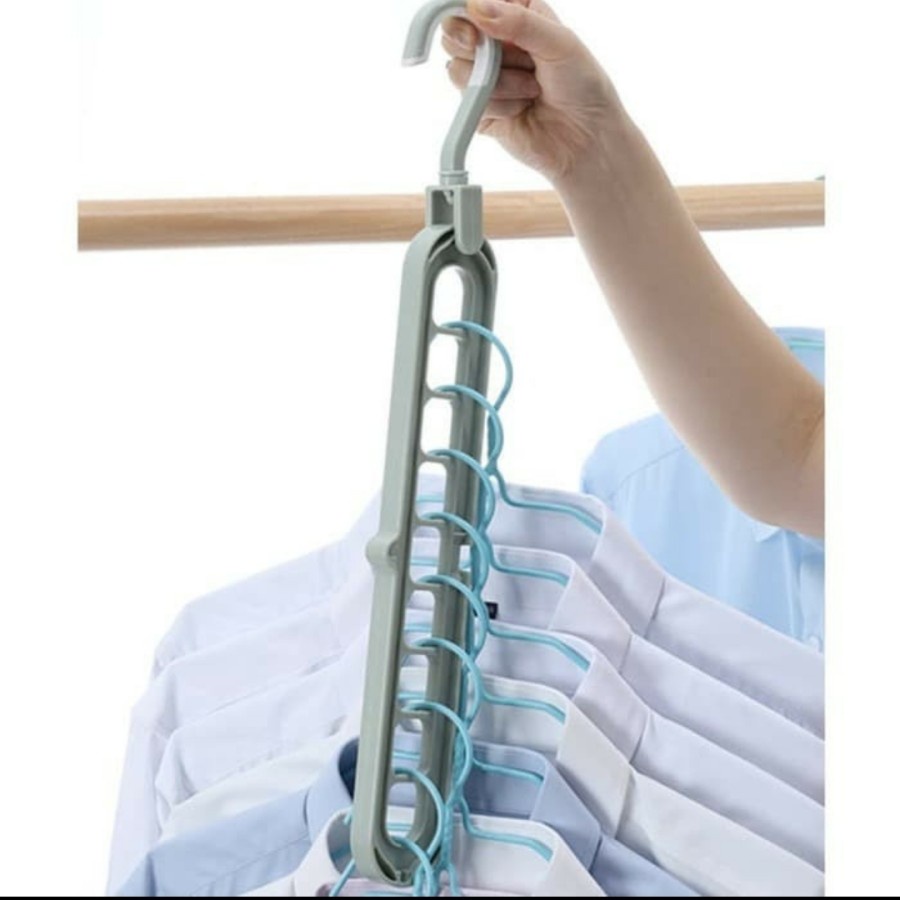 [ASS] Magic Hanger Gantungan Baju Organizer 9 in SERBAGUNA