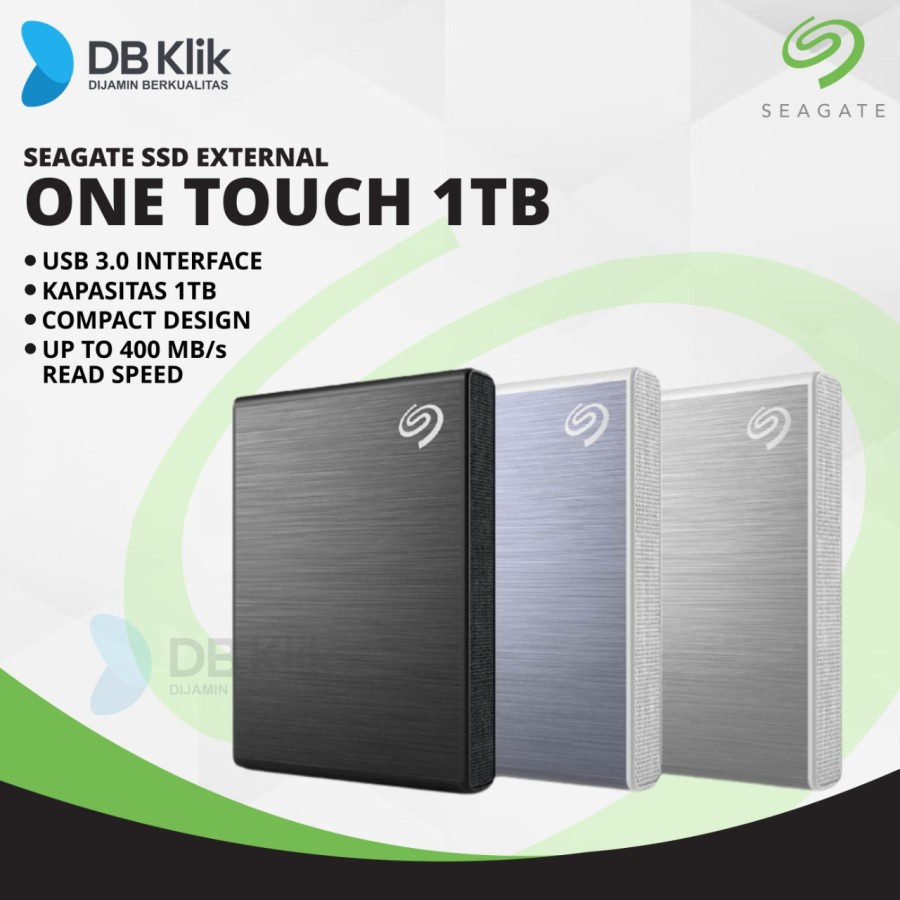 SSD Seagate One Touch 1TB - SSD External Seagate One Touch 1 TB