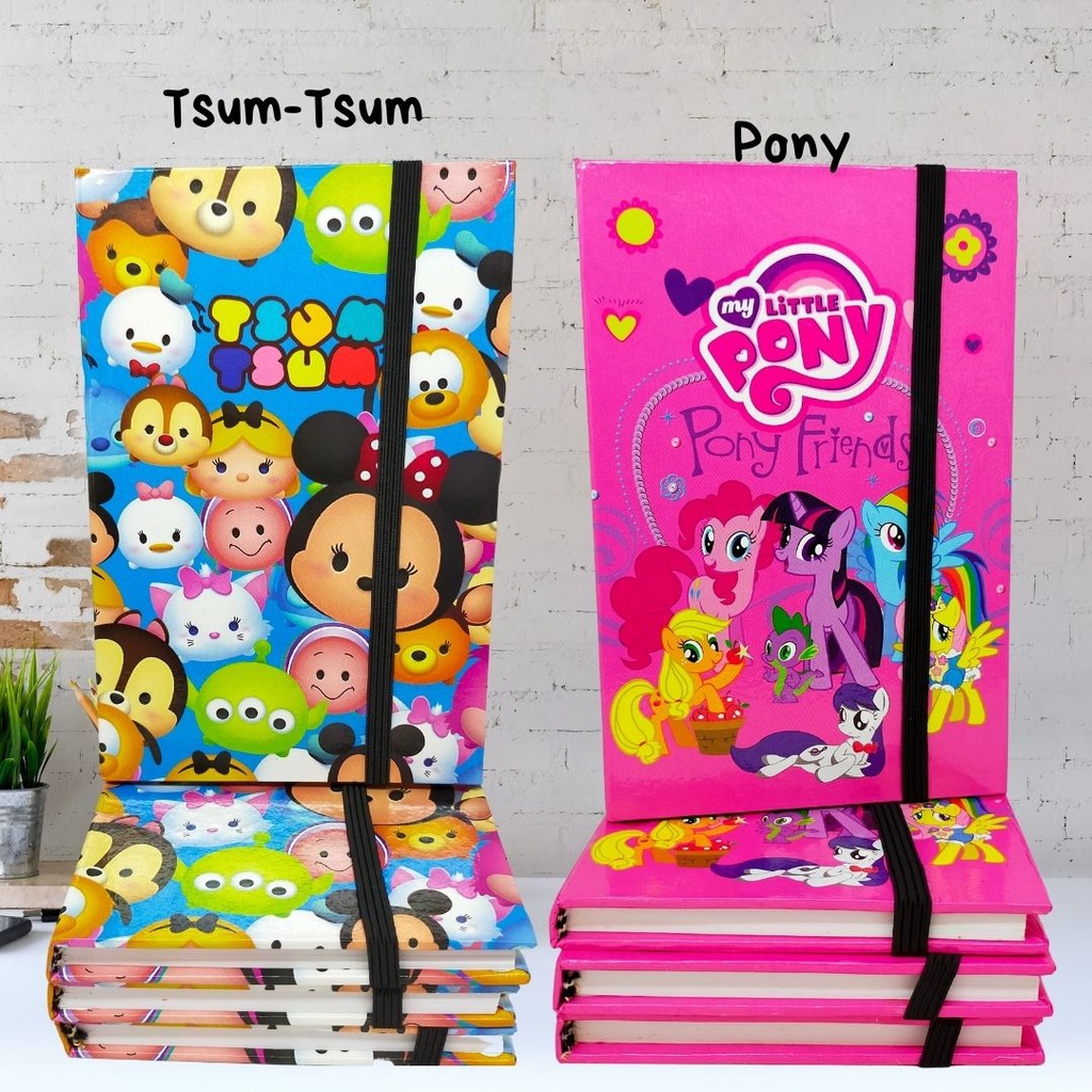 

Buku Diary Buku Catatan dengan Strap Lock Kuat Karakter Disney