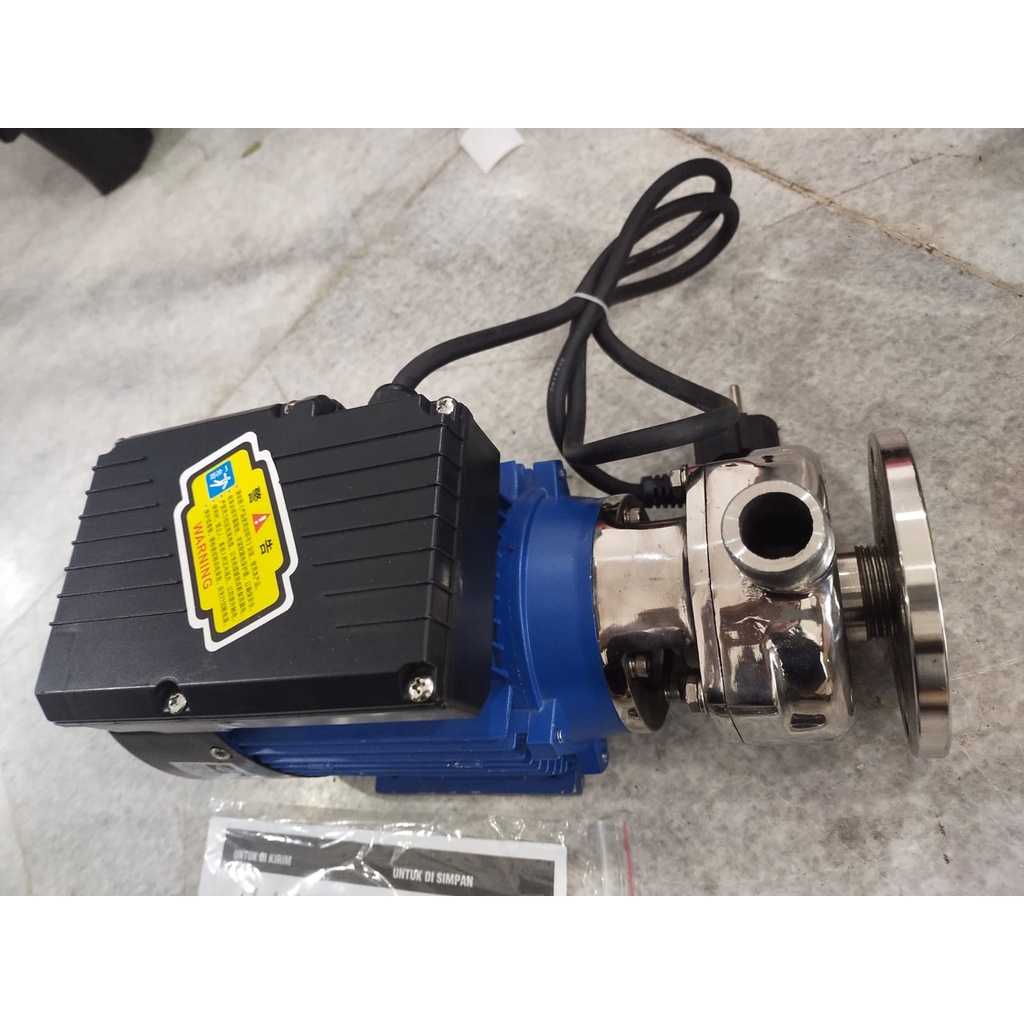 MAXPUMP 50WBS10-18-1.1-220V Pompa kimia 220V chemical pump Max Head 18meter pompa air cairan asam 1100watt  stainless 1.5hp