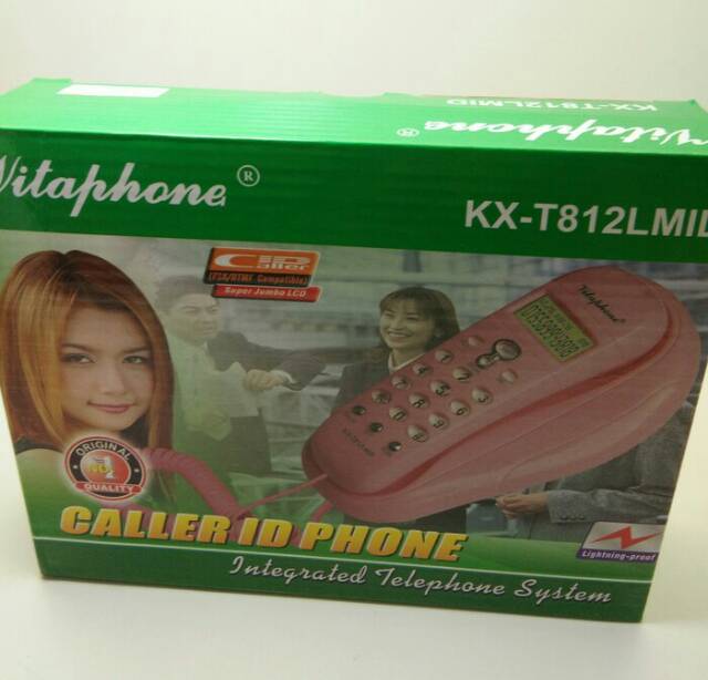 Telpon rumah /kantor vitaphone kx-t812 LMID/kxt 812