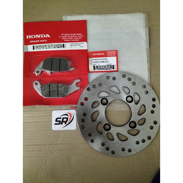 piringan cakram belakang dispt (KTM-KPP) Honda original super x125 FI  blede Fi