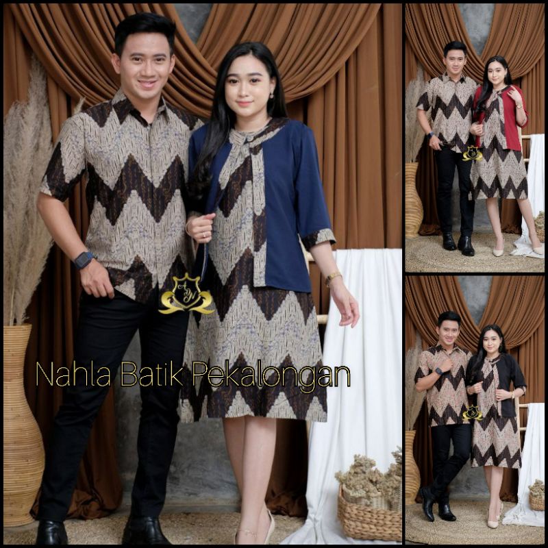 Maura Couple - Sania Ruffle Batik Couple ori Ndoro jowi DNT Garansi Termurah Shopee - Coupl