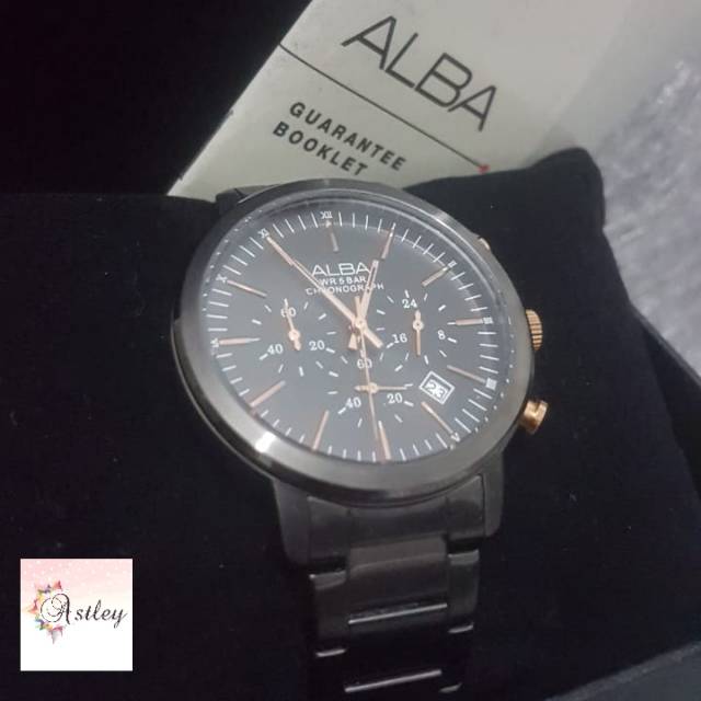 Alba cronograph watch for men preloved