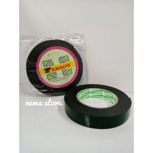 DOUBLE TAPE FOAM HIJAU TAMAGO/MOUNTING HIJAU TAMAGO