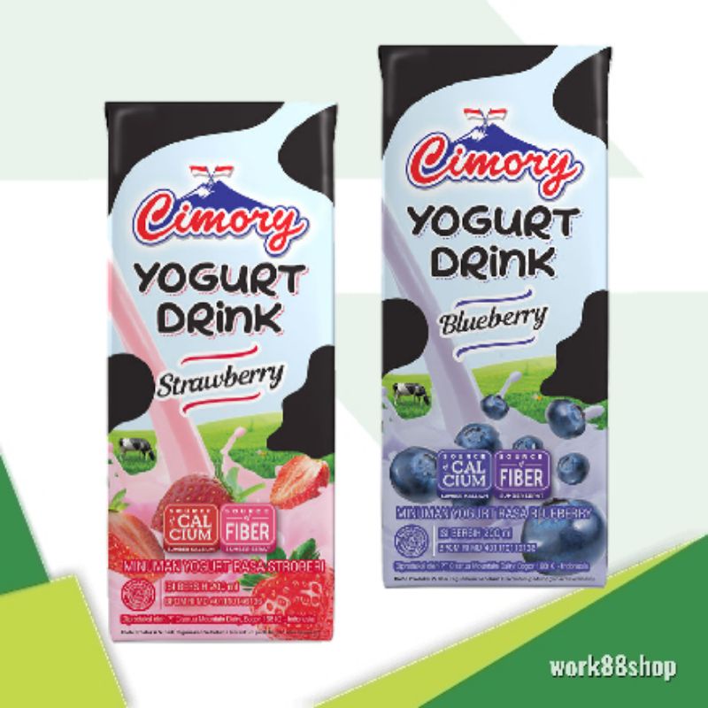 

Cimory Yogurt Drink 200ml Strawberry & Blueberry