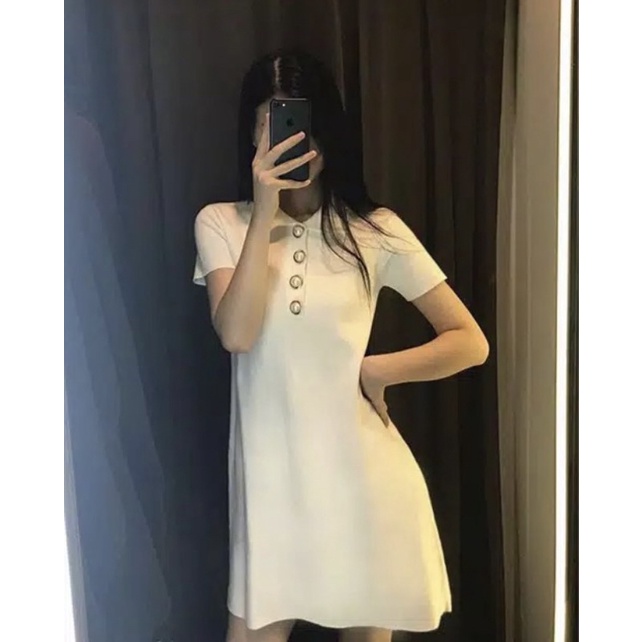 White Polo Dress Import