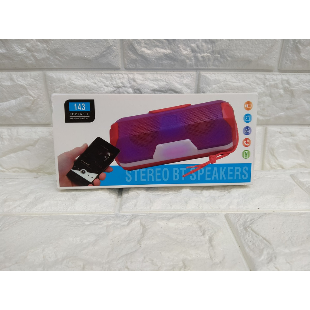 PORTABLE SPEAKER BLUETOOTH BT LAMPU TG-143 TG 143