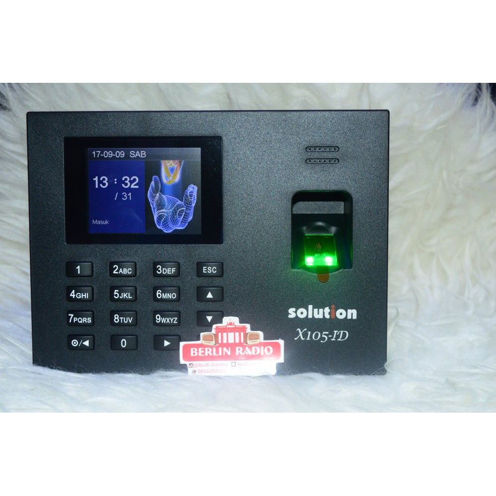 Solution Absen FingerPrint Dan Acces Door X-105ID Backup Batre Suport Lan [SALE]off40%