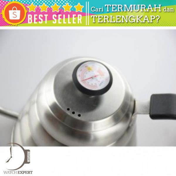 COD Teko Barista 1200ML Dengan Termometer Coffee Maker Pot V60 Drip Kettle with Thermometer