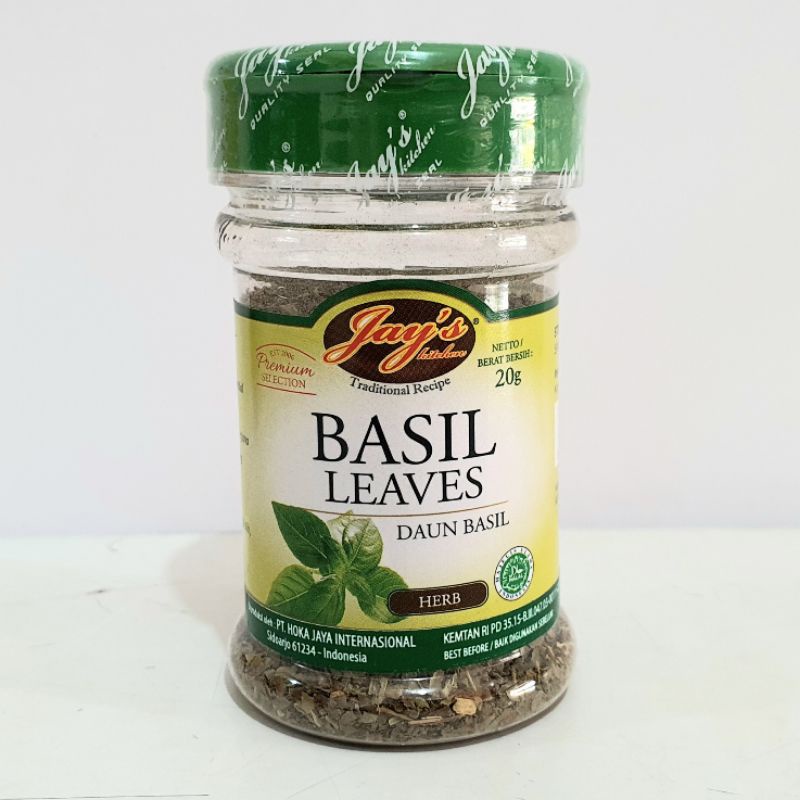 Jays Basil Leaves 20g