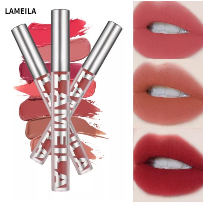 PROMO COD.!! LIP CREAM LAMEILA / LIP GLOSS WARNA CANTIK &amp; RINGAN DI BIBIR