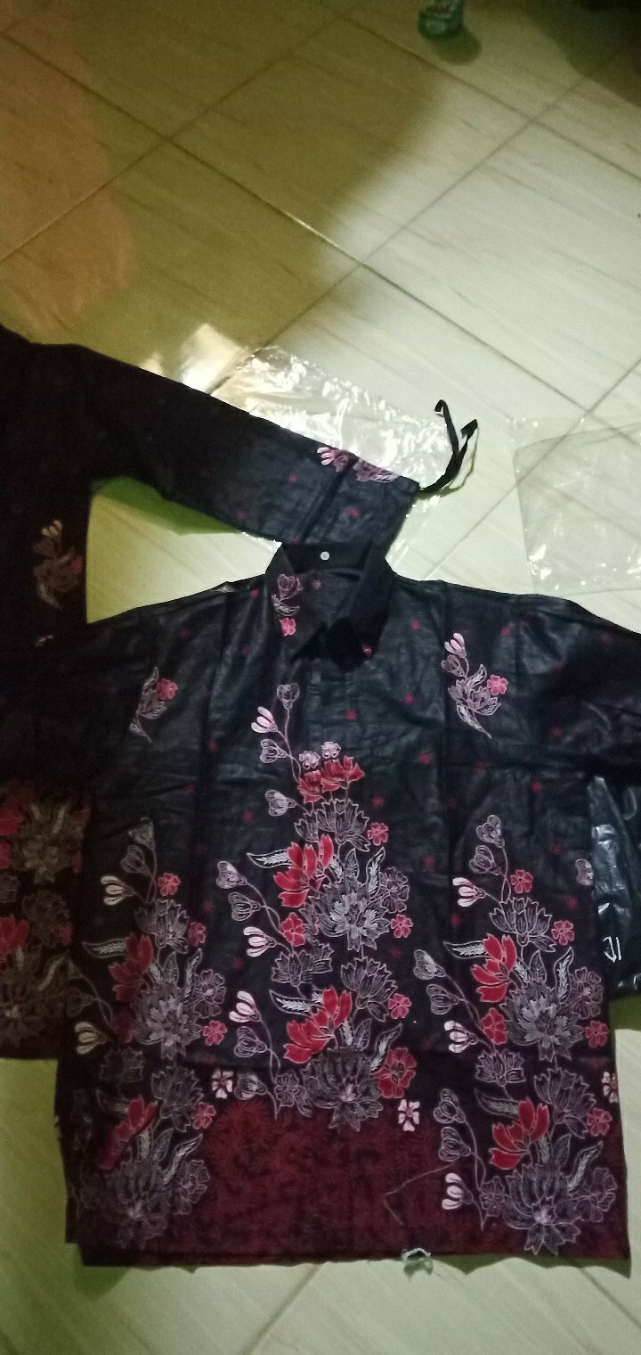 Couple Batik Keluarga || Setelan Couple Batik Ayah Ibu Anak Cewek