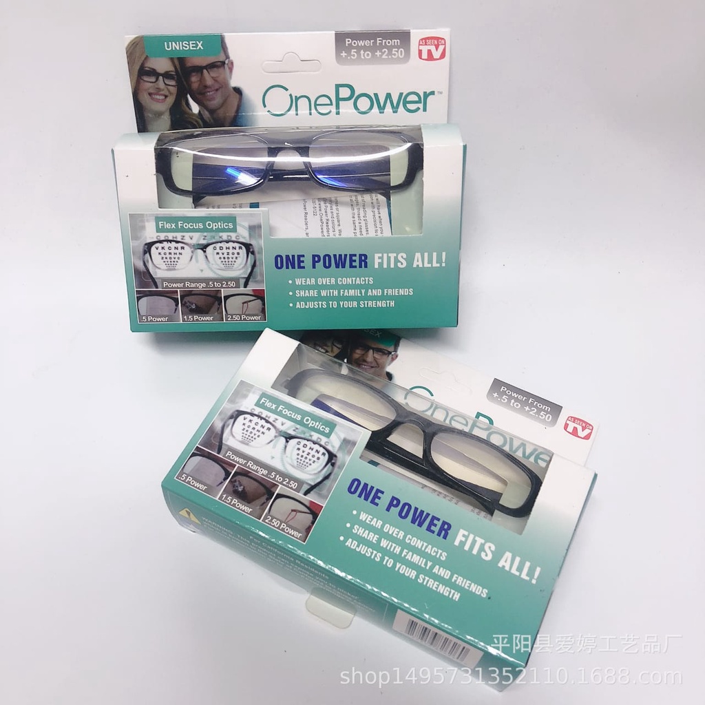 ☛TK☚ R450 Kacamata Baca Plus Auto Focus ONE POWER READERS / KACA MATA SERVIS HP