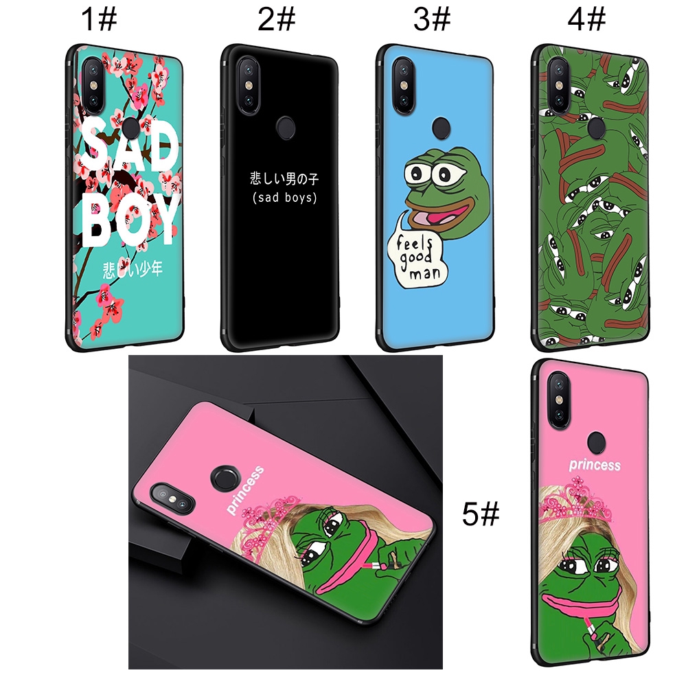 Xiaomi Redmi 6a 6 5 5a 4x 4a Pro Plus Soft Case Sad Boy Frog Meme