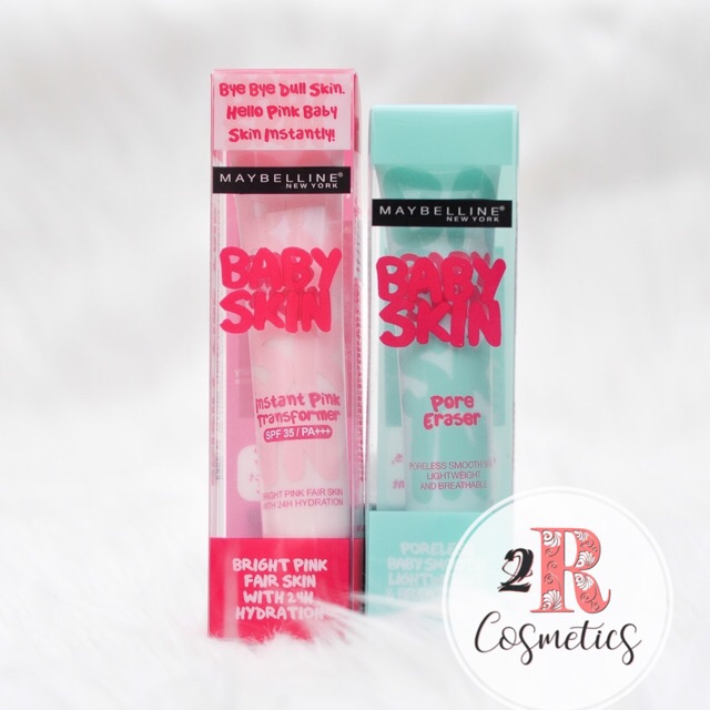 ❤ MEMEY ❤ MAYBELLINE Baby skin Pore Eraser | Fit Me Matte Poreless Primer