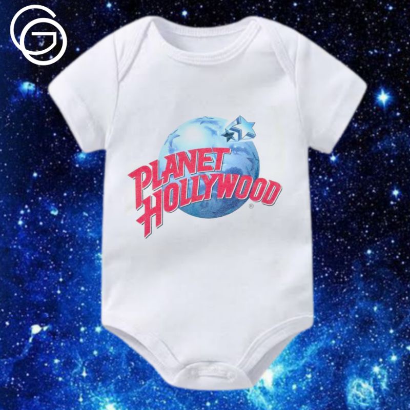 JUMPER BAYI PLANET HOLLYWOOD KAOS BAJU BAYI USIA 0 - 12 BULAN SAMPAI UMUR 1 TAHUN BABY KIDS