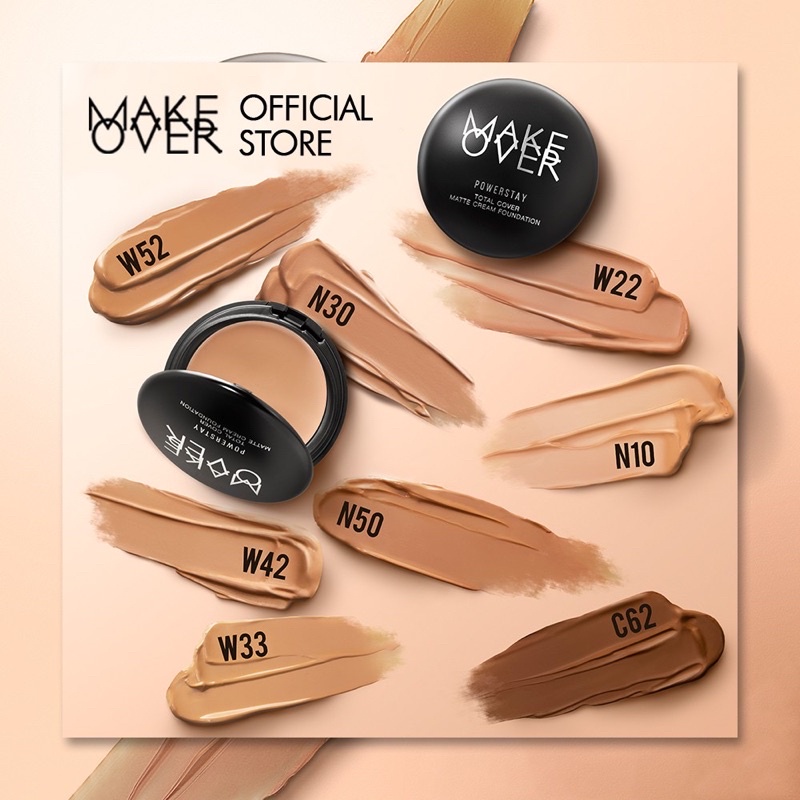 Make Over Powerstay Total Cover Matte Cream Foundation