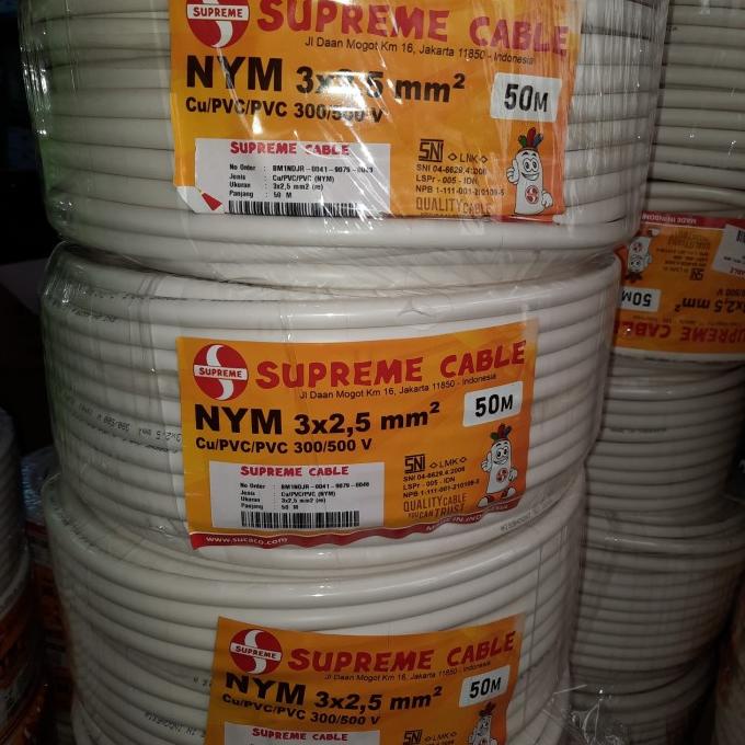 nym 3x2,5 supreme @50meter ada stock