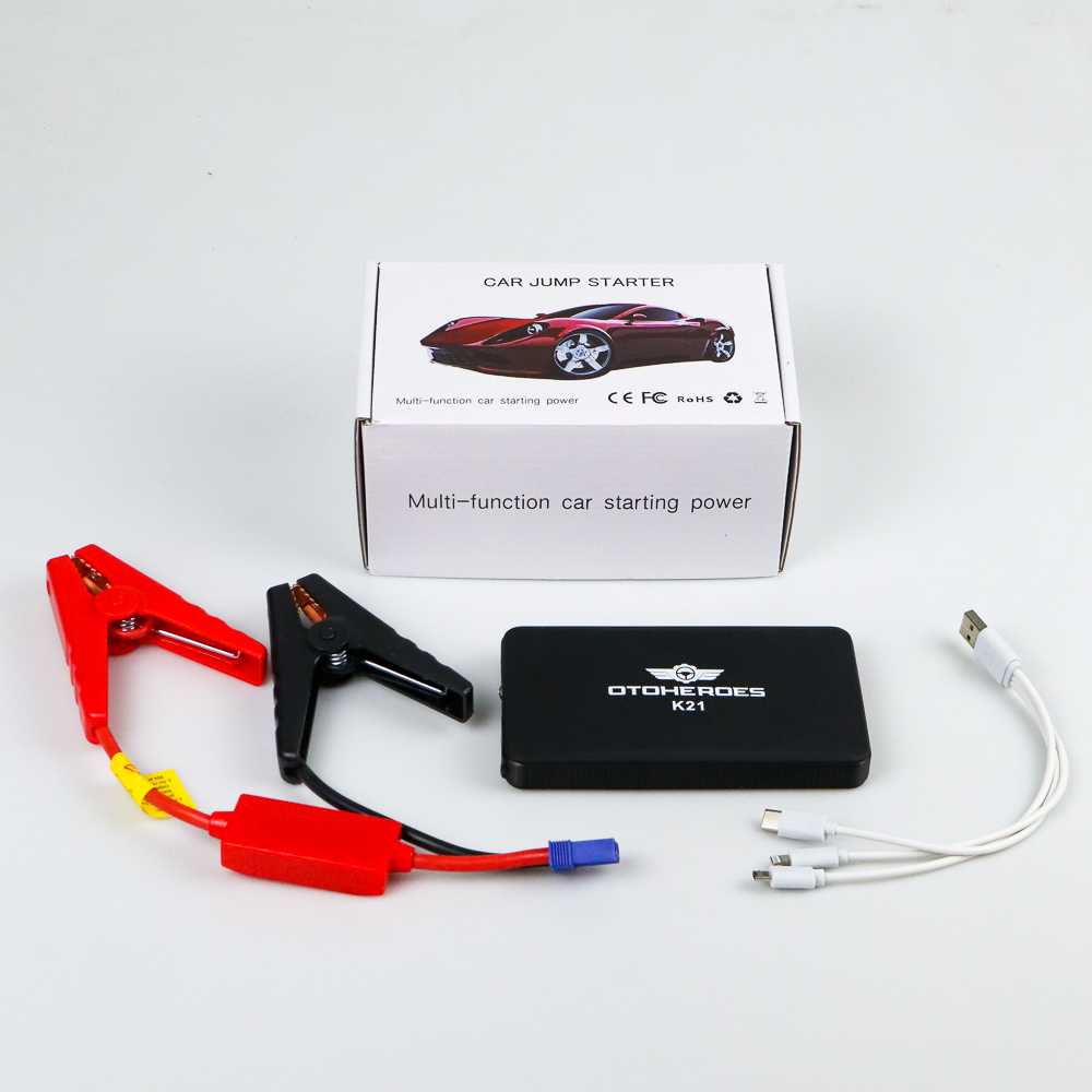 TC-HA1 OTOHEROES USB Power Bank Car Jump Starter Flashlight 10000mAh - K21