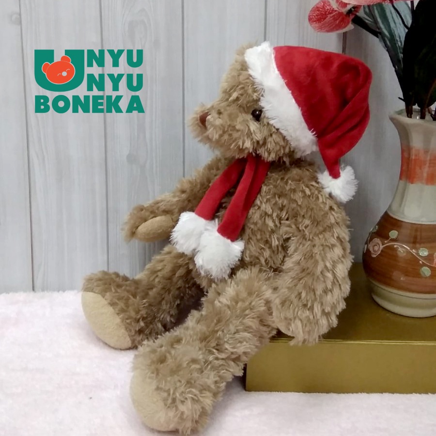 Boneka Natal Teddy Bear Christmas 17' boneka Christmas santa rusa