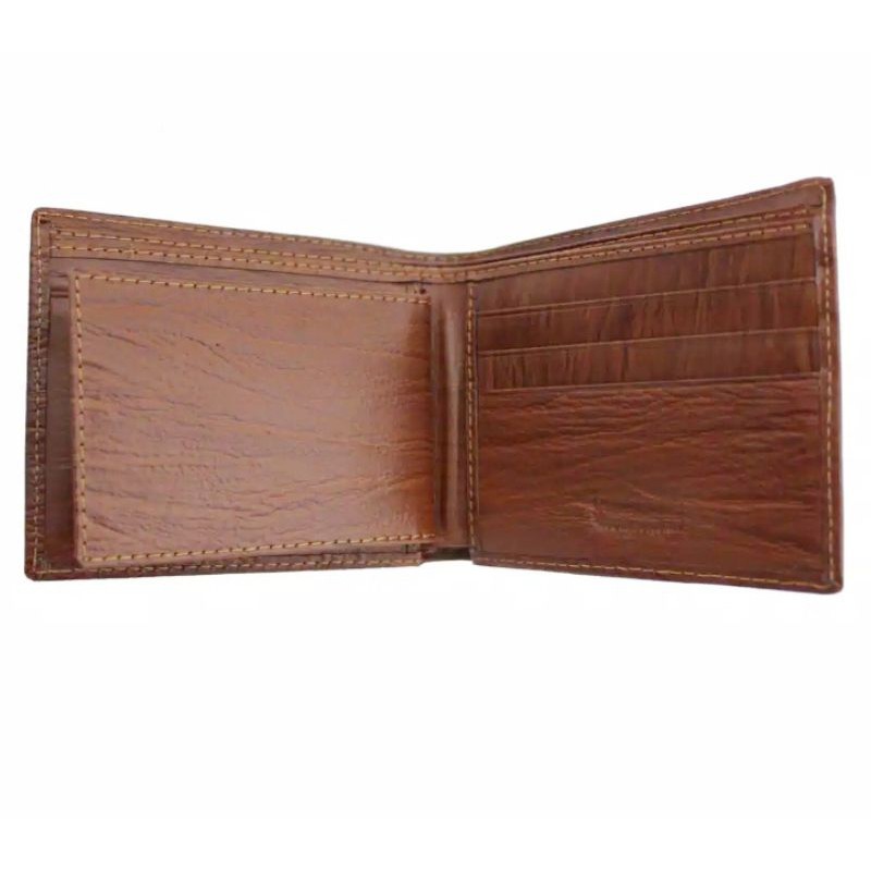 Dompet Pria Kulit Asli 100% Serat Kayu