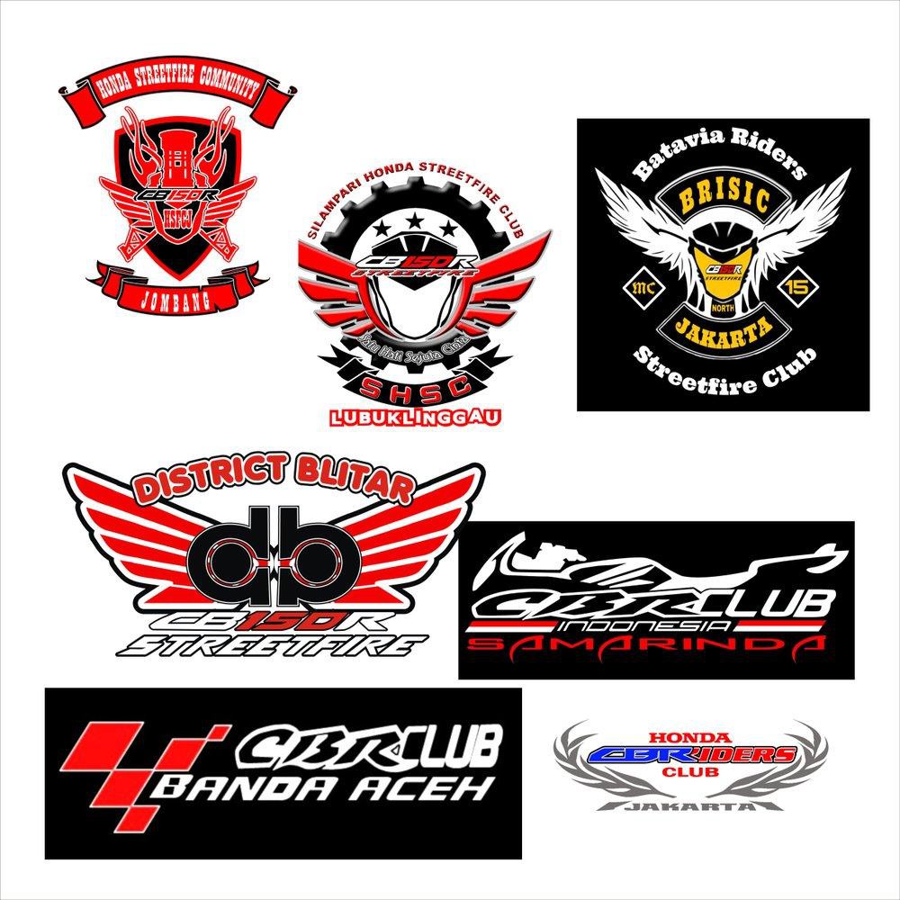 Jual STIKER CLUB MOTOR CBR ALL VARIAN 40 PCS BISA REQUEST DESIGN N TEXS |  Shopee Indonesia