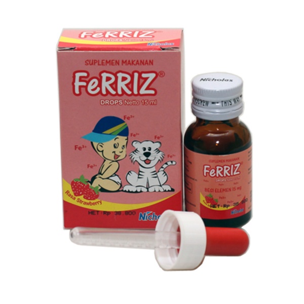 Hot Sale Ferriz Drops 15ml Suplemen Zat Besi Anak Dan Bayi Untuk Nafsu Makan