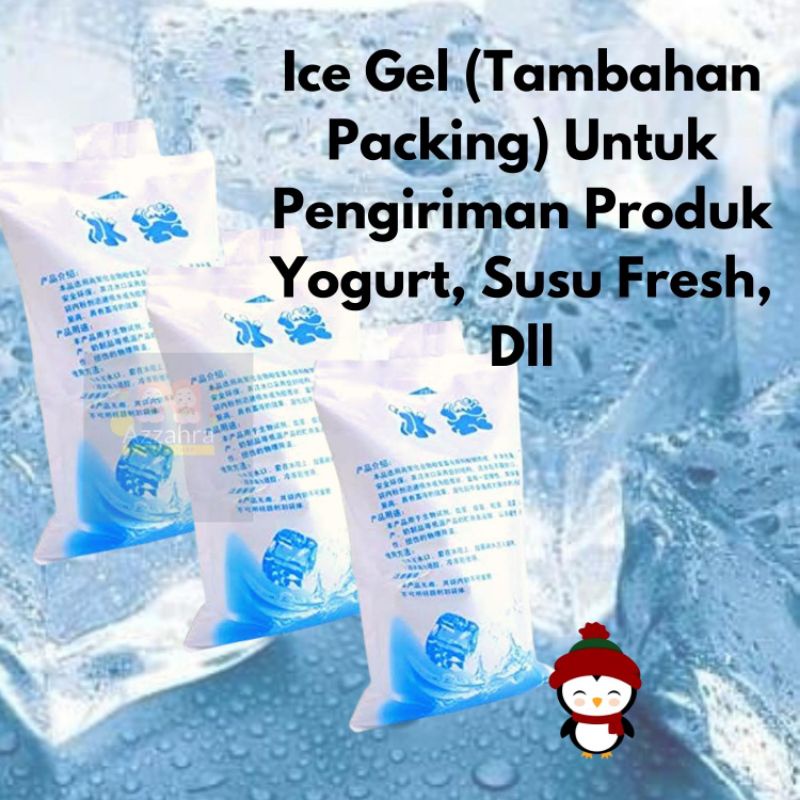 

Ice Gel Beku Extra Packing Thermafrze Untuk Pengiriman Produk