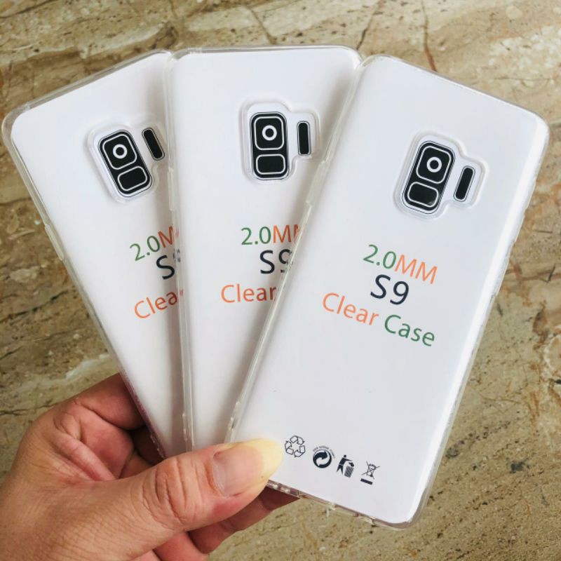 Silikon Jelly Soft Case Bening Samsung Galaxy S9 Softcase Premium bahan tebal