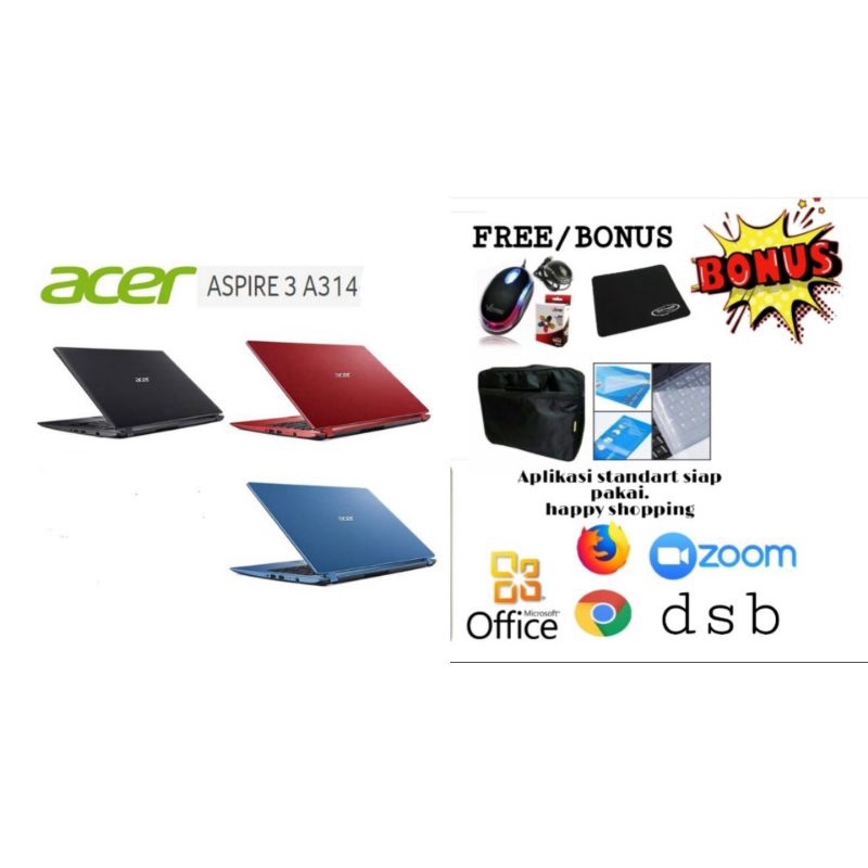 ACER A314 AMD A9 RADEON R5 4/1TB W10