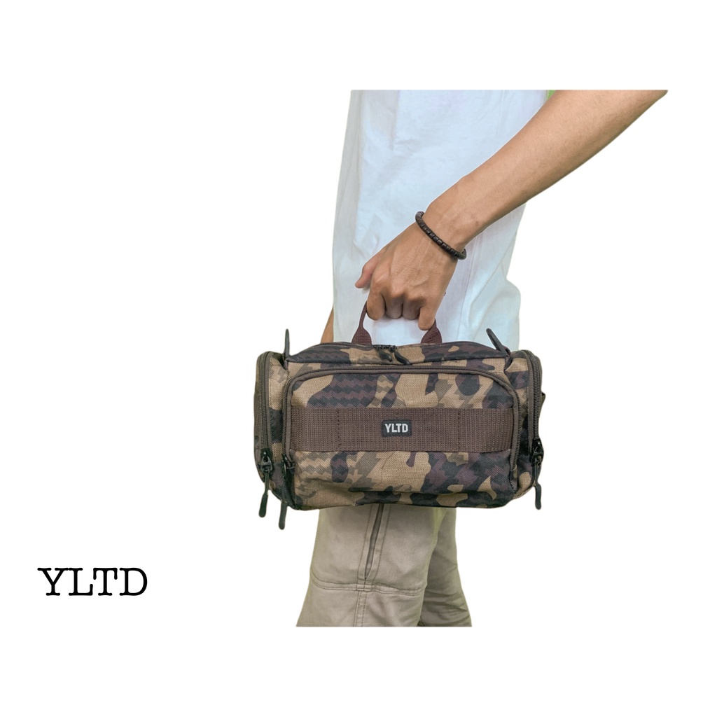 Rancis Jaya - Tas Selempang Pria Army / Tas Selempang Pria YLTD / Tas Tactical Bahan Motif Army