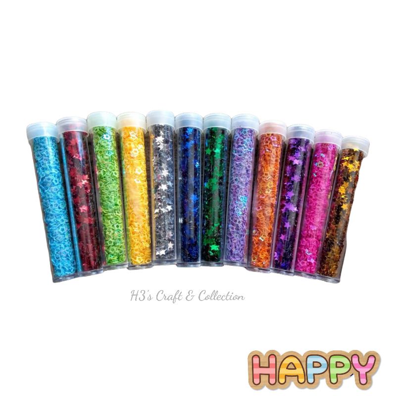 Glitter Motif / Glitter Bubuk / Glitter Bintang / Glitter